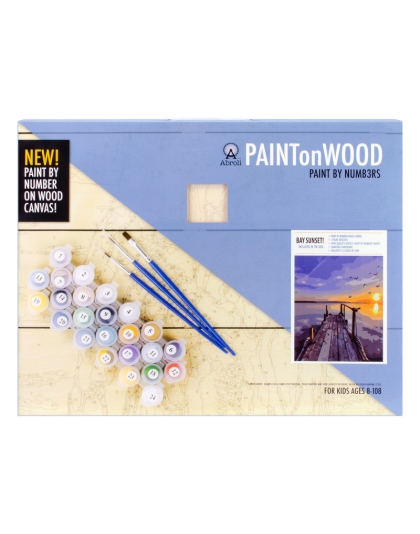 Large Paint On Wood by Number - Bay Sunset