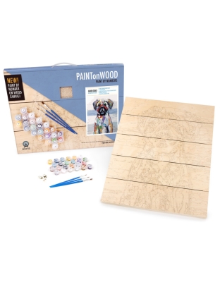 Large Paint On Wood by Number - Good Dog