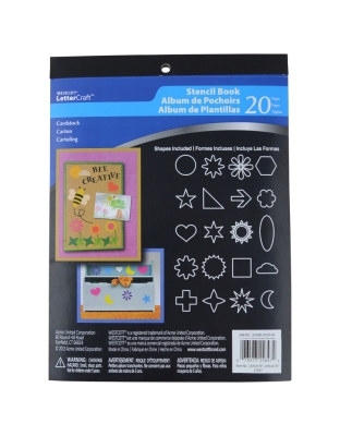 LetterCraft Stencil 20-Page Book
