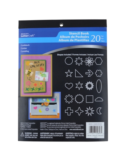 LetterCraft Stencil 20-Page Book