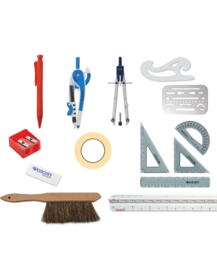 15-Piece Student Architectural Set