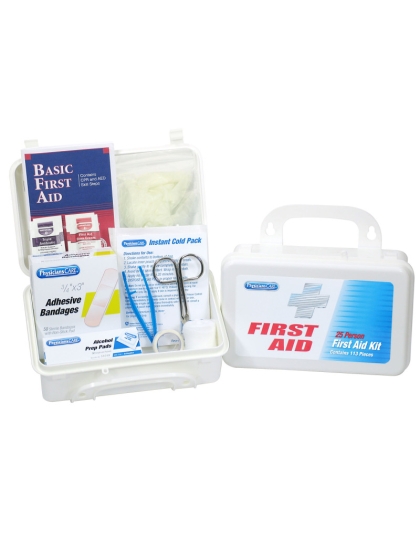 25 Person First Aid Kit, 112 Pieces