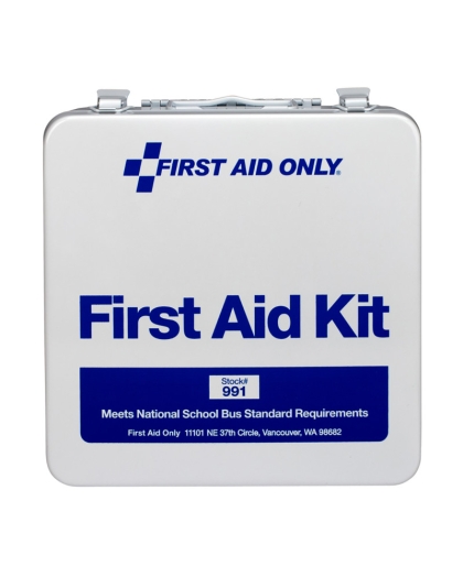 50 Person Unitized Metal Bus First Aid Kit