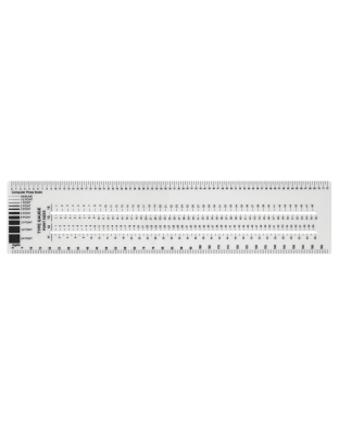 Graphic Arts Ruler, 3" x 12"
