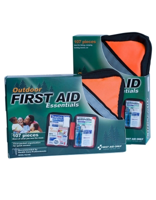 Outdoor First Aid Kit, 107 Piece, Fabric Case