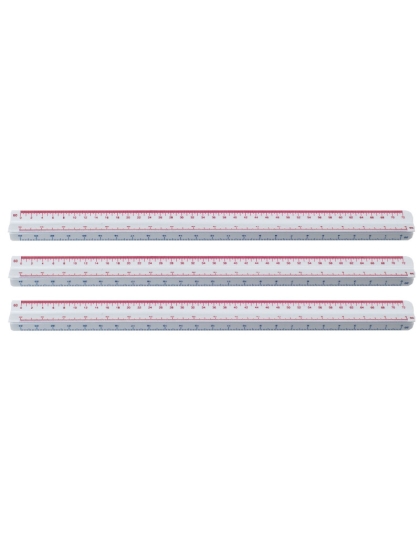 12" Engineering Scale, Pack of 3