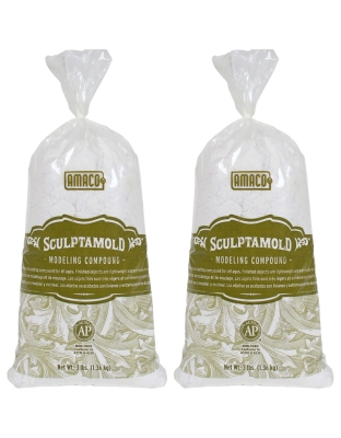Sculptamold&reg; Modeling Compound, 3 lbs. Per Bag, 2 Bags