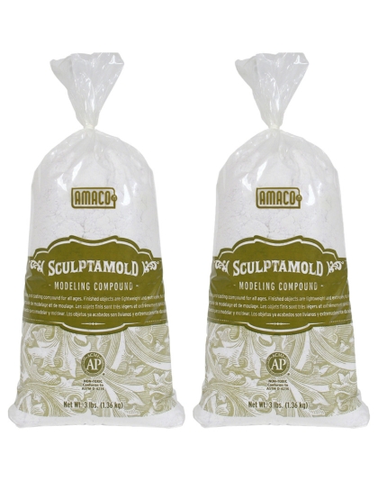 Sculptamold&reg; Modeling Compound, 3 lbs. Per Bag, 2 Bags