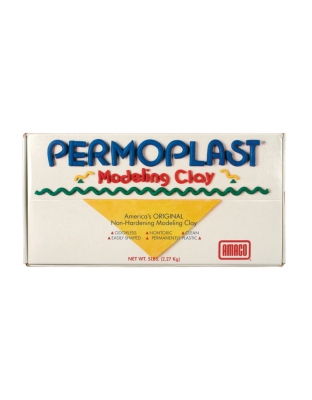 Permoplast Modeling Clay, Cream, 5 lbs.