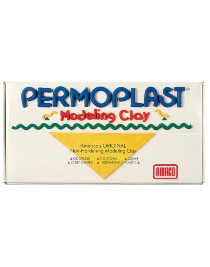 Permoplast Modeling Clay, Green, 1 lb.