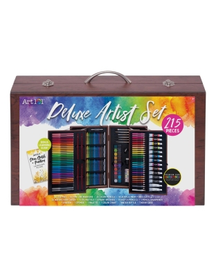 Deluxe Artist Wood Set, 215 Pieces