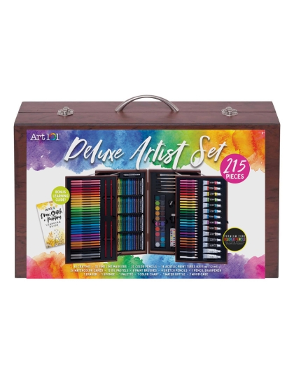 Deluxe Artist Wood Set, 215 Pieces