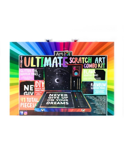 Ultimate Scratch Art Combo Kit, 41 Pieces