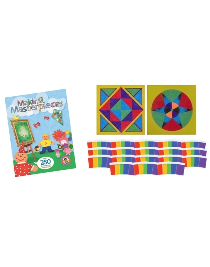 ArtiSands&trade; Art Kit, Geometric Shapes, 5x7 in, 30 Sheets