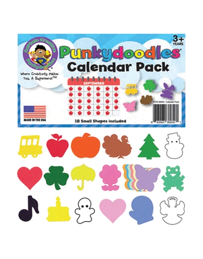 Punkydoodles Small Shapes Calendar Pack
