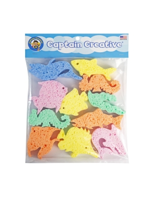 Super Sponges Sea Life Pack, 8 Pieces