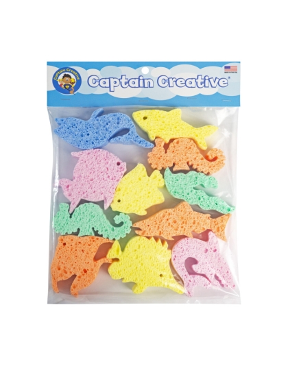 Super Sponges Sea Life Pack, 8 Pieces