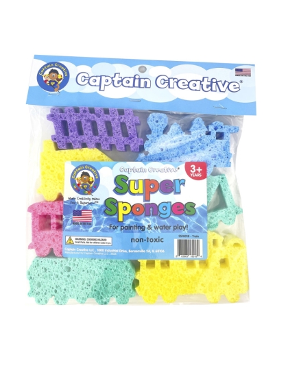 Super Sponges Train Pack