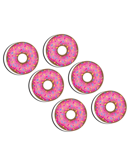 Magnetic Whiteboard Erasers, DonutFetti&reg;, Pack of 6