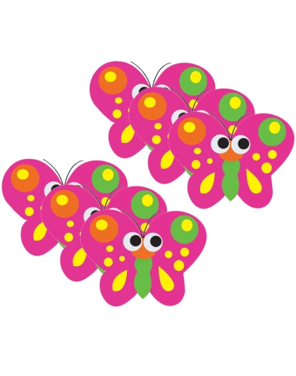 Magnetic Whiteboard Eraser, Butterfly, Pack of 6