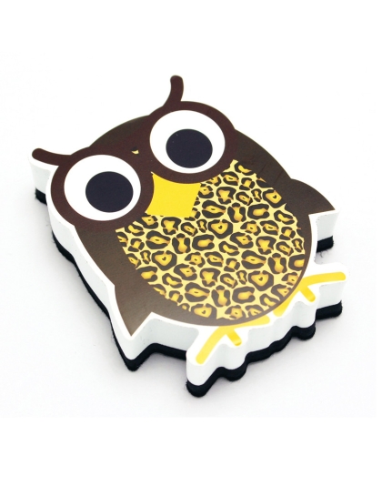 Magnetic Whiteboard Eraser, Wise Owl
