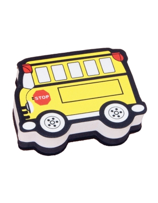 Magnetic Whiteboard Eraser, School Bus