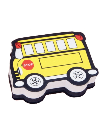 Magnetic Whiteboard Eraser, School Bus