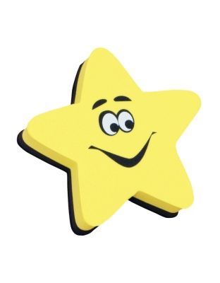 Magnetic Whiteboard Eraser, Star