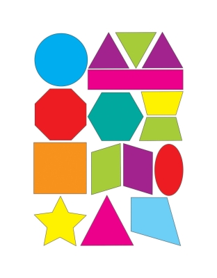 Math Die-Cut Magnets, Shapes