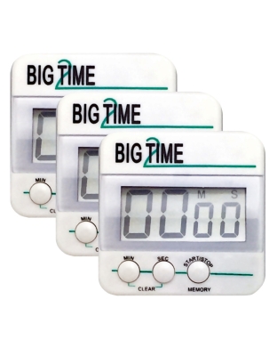 Big Time Too Up/Down Timer, Pack of 3