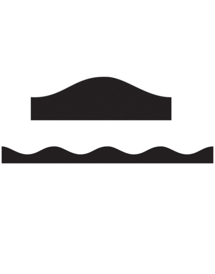 Magnetic Border, Black, 12'