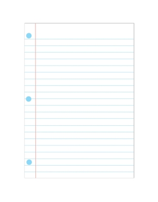 Magnetic Notebook Page, 8.5" x 11"