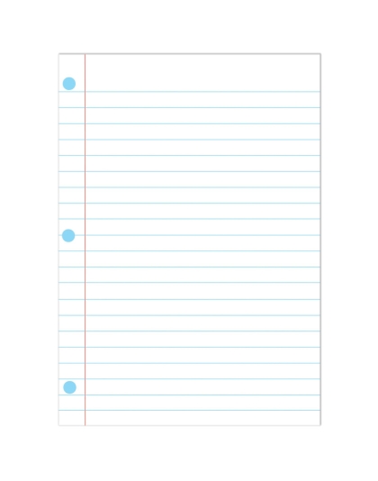 Magnetic Notebook Page, 8.5" x 11"