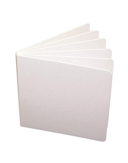 Blank Chunky Board Book, 5" x 5", White