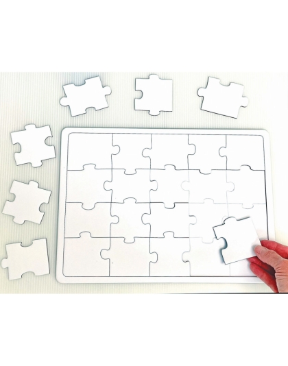 Blank Puzzle, 7" x 10"