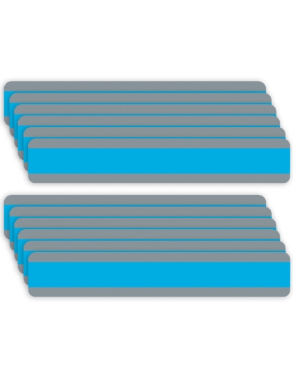 Double Wide Sentence Strip Reading Guide, 1-1/4" x 7-1/4", Blue, Pack of 12