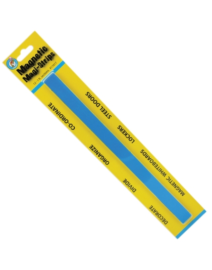 Magnetic Magi-Strips, Blue, 12'
