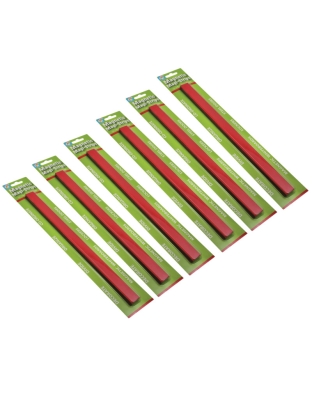 Magnetic Magi-Strips, Red, 12 Feet Per Pack, 6 Packs