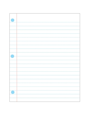 Large Magnetic Notebook Page, 12" x 15"