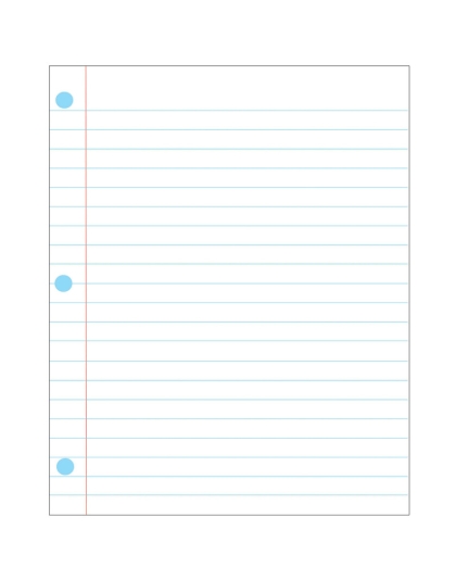 Large Magnetic Notebook Page, 12" x 15"
