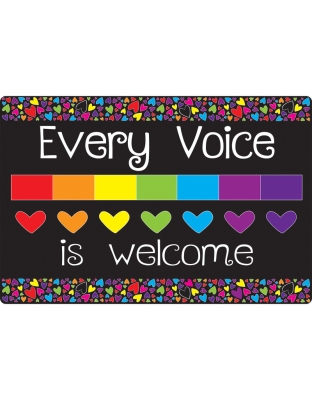 Computer Mouse Pad, 8" x 10", Every Voice is Welcome Here