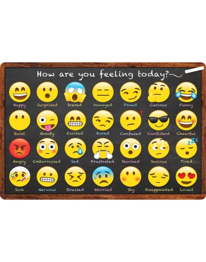 Computer Mouse Pad, 8" x 10", How are You Feeling