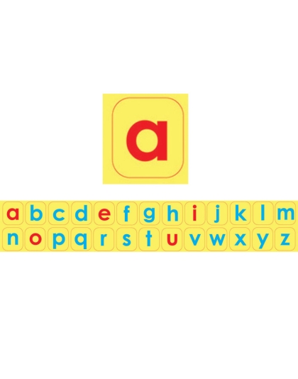 Die-Cut Magnetic Foam Lowercase Letters, 104 Pieces