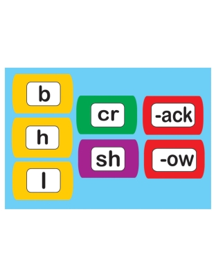 Die-Cut Magnetic Foam Word Chunking, 100 Pieces