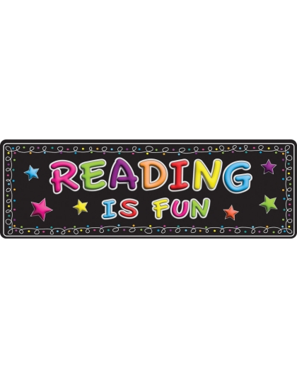 The Original Fun Mat&trade;, Mat Runner, 15.5" x 47", Reading is Fun