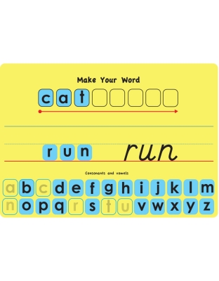 Touch-Stik&trade; Phonics Tiles & Mat, Make Your Word Set, 104 Tiles