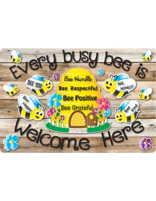 Computer Mouse Pad, 8" x 10", Every Busy Bee is Welcome Here