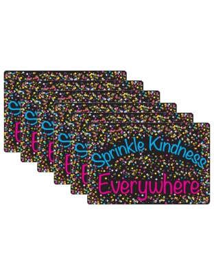 Computer Mouse Pad, 8" x 10", Sprinkle Kindness Everywhere, Pack of 6