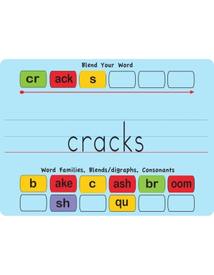Touch-Stik&trade; Phonics Tiles & Mat, Blending Board Set, 100 Tiles