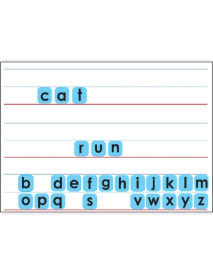 Touch-Stik&trade; Phonics Tiles & Mat, Fun with Letters Set, 104 Tiles